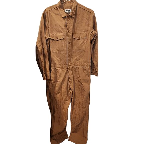 Free People X Westerlind Climbing brown jumpsuit size medium - Picture 4 of 9